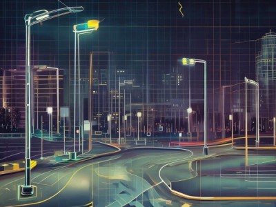 广告布置图、路灯广告规划书模板图